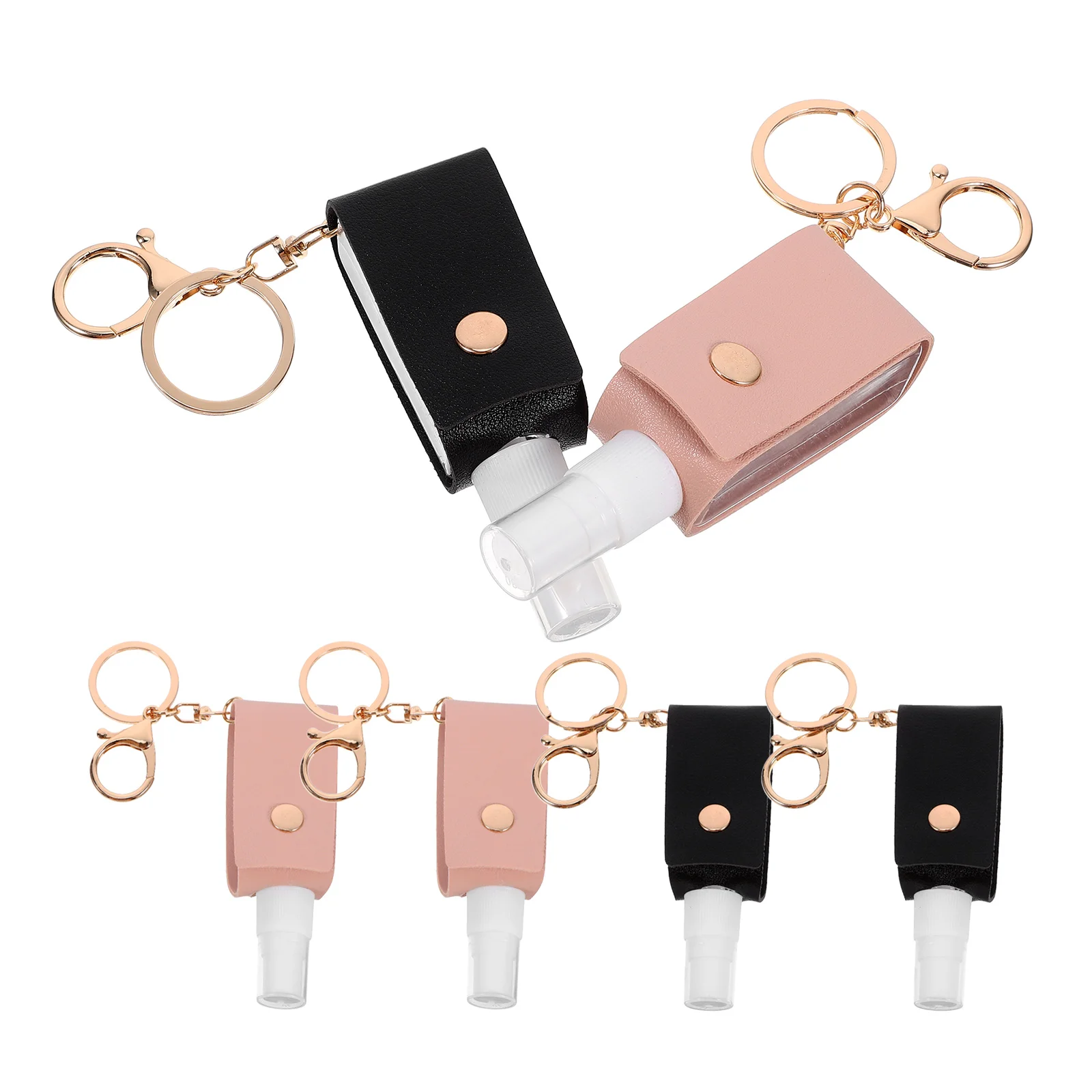 

6pcs Portable Empty Bottle Cover For Hand Perfume Sub-Packing Leakproof Travel Container Lightweight Refillable