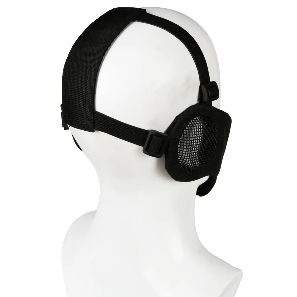 

Half Masks Mesh Breathable Protective Cosplay Outdoor Sport Steel Wire
