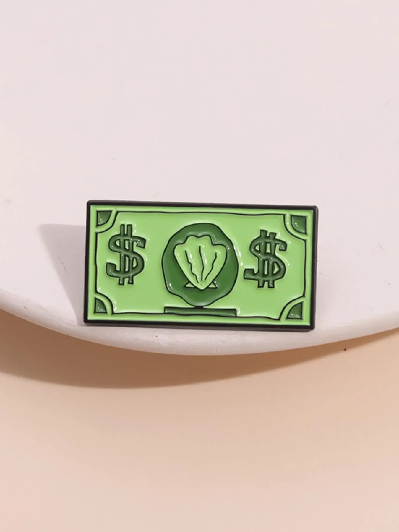 Creative Dollar Design Brooch, Vintage Brooch, Fashion Alloy Badge for Daily Outfits, Durable Metal Pin and Jewelry Accessory, Brooch Pins, Ideal as a Birthday Gift