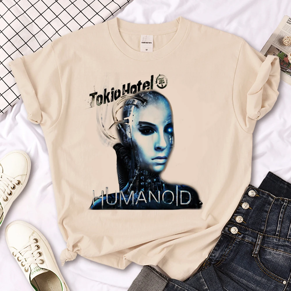 Tokio Hotel tshirt women streetwear manga Tee girl Japanese manga streetwear clothes