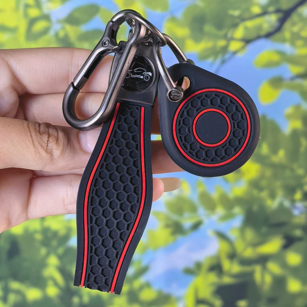 Sport Strip Silicone RFID Access Card Case With Keychain, Flexible Protective Bag For Household Door Lock ID Access Key Tags