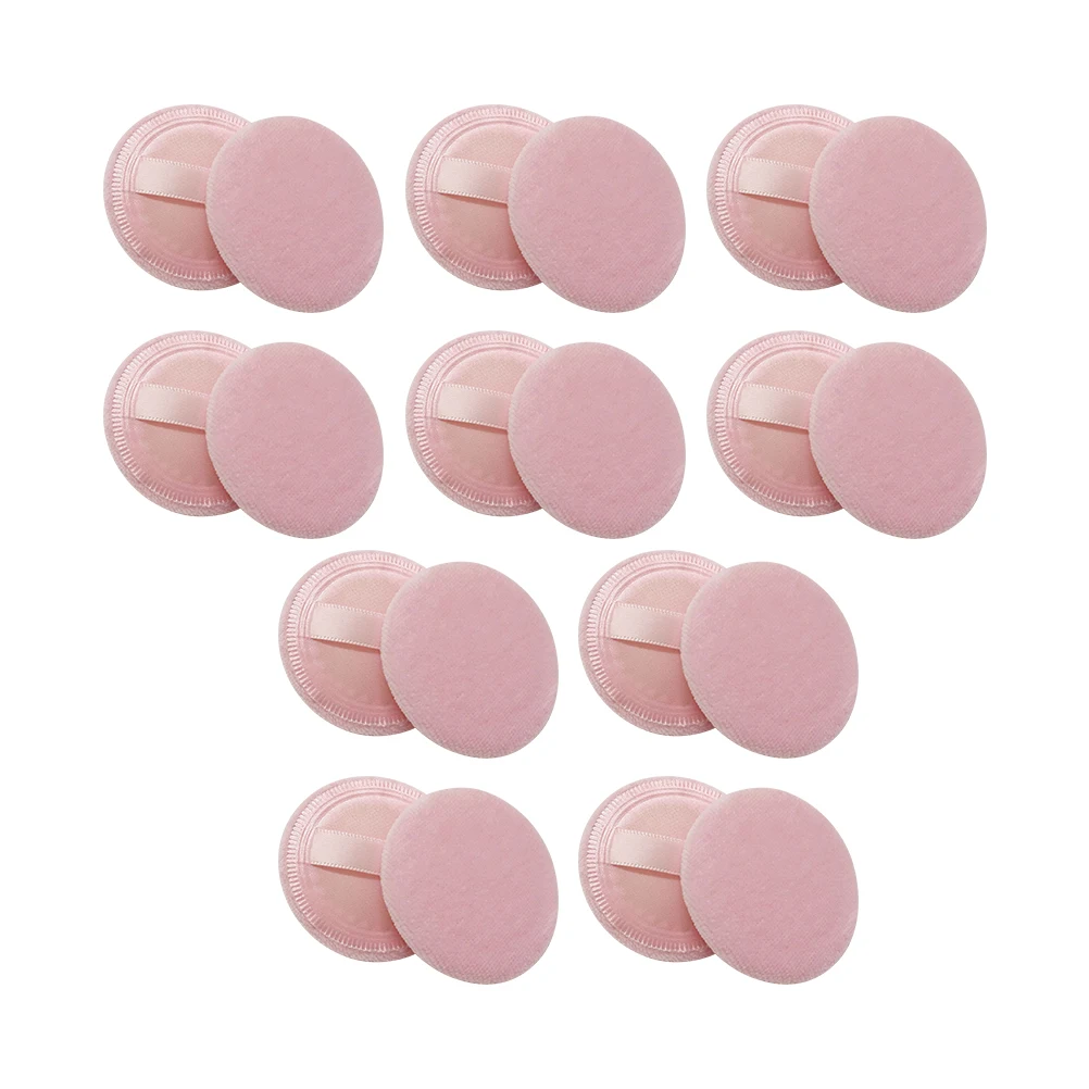 20 szt. Gąbeczek do makijażu, trwałe aplikatory do pudru do twarzy, do pudru sypkiego, podkładu, blendowania, narzędzia kosmetyczne.