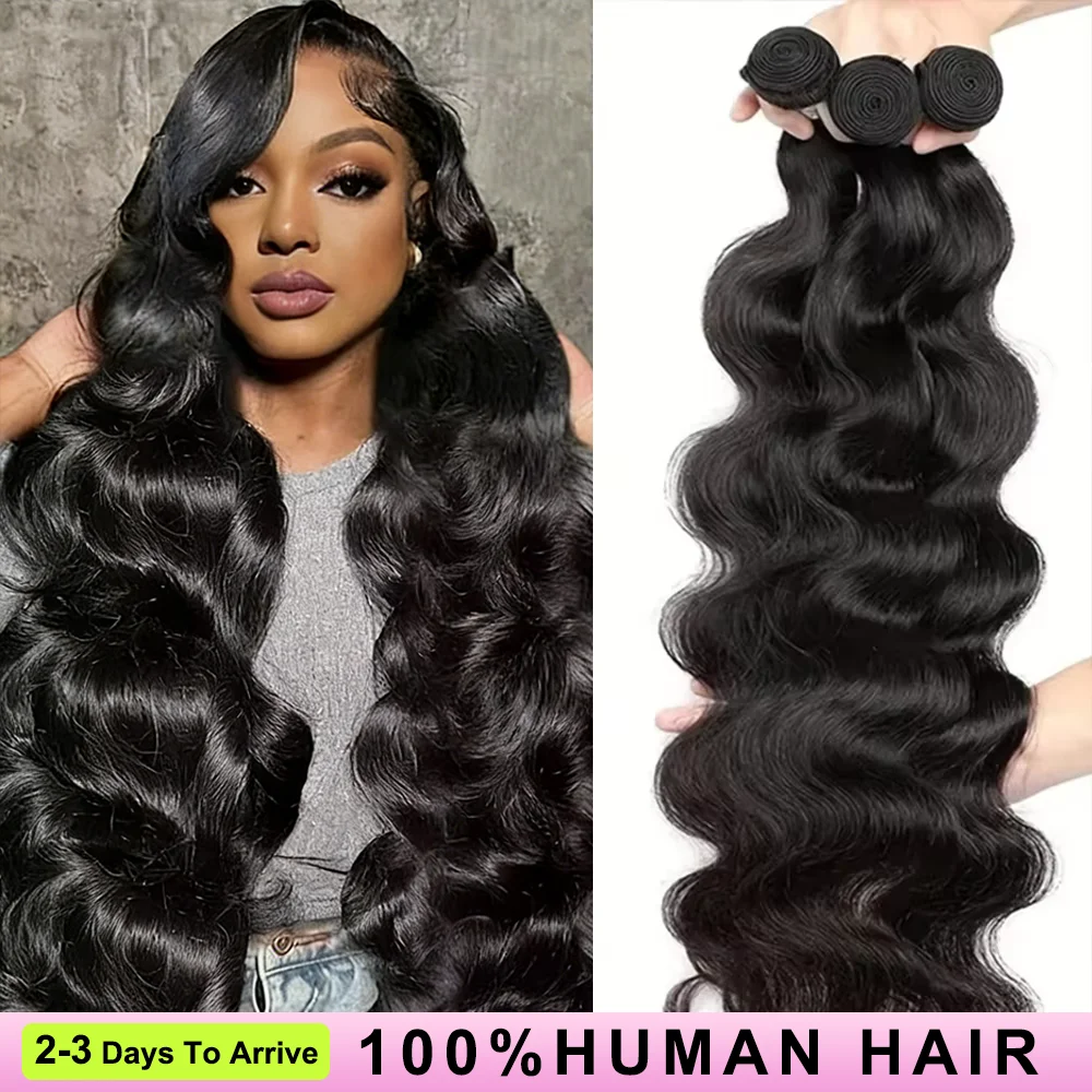 16A 30 40 Inch Body Wave Bundles Human Hair 100% Unprocessed Virgin Human Hair Bundles Brazilian Raw Weave Bundles Extensions