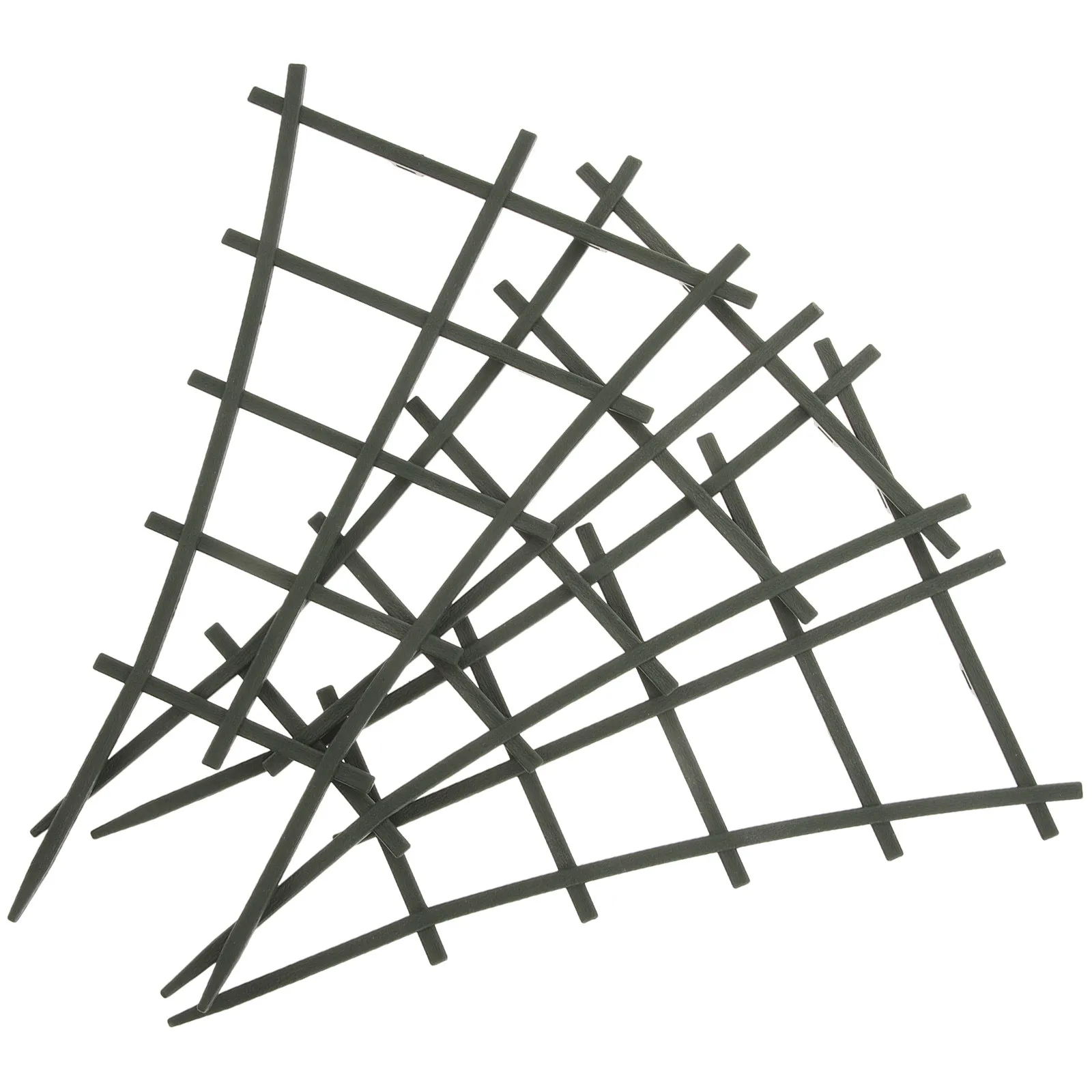 3Pcs Garden Trellis for Climbing Plants Plastic Plant Support Stake with Soil Penetration Vegetable Cage Stand