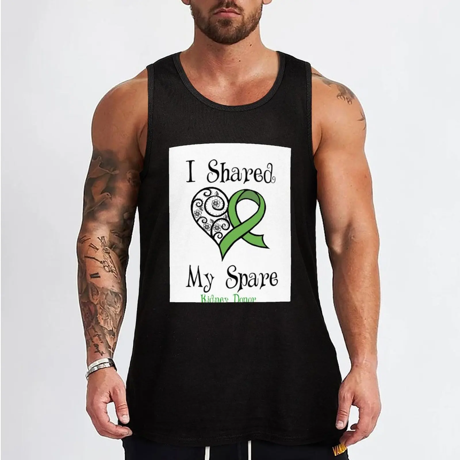 I Shared My Spare Kidney Donor Design Tank Top sports clothes for men tops vests for men bodybuilding t shirt