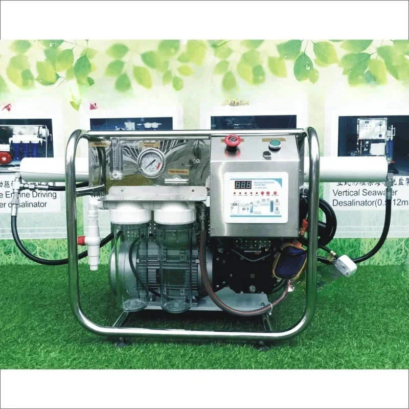 Mini 0.5 Ton Per Day Sea Water RO Filter Plant Seawater Desalinator Small Water Maker For Boats Desalination Machine