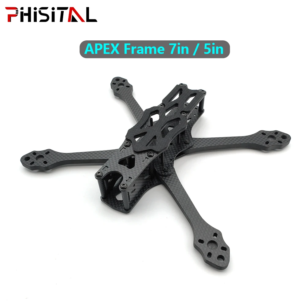 7 inch 5inch Carbon Fiber Quadcopter Frame Kit For APEX frame Freestyle Long Range RC Racing Drone DIY parts