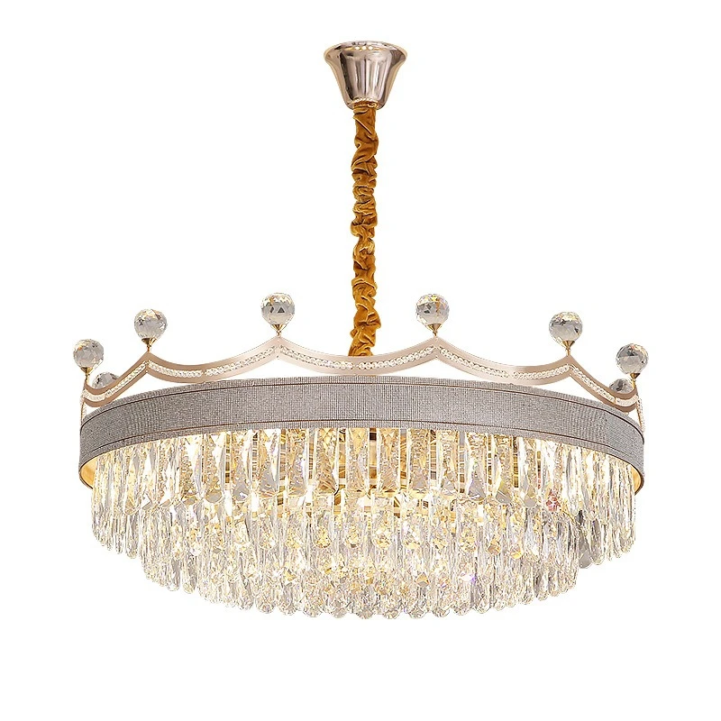 

Living room chandelier light luxury crystal lamp post-modern simple luxury atmosphere dining room chandelier