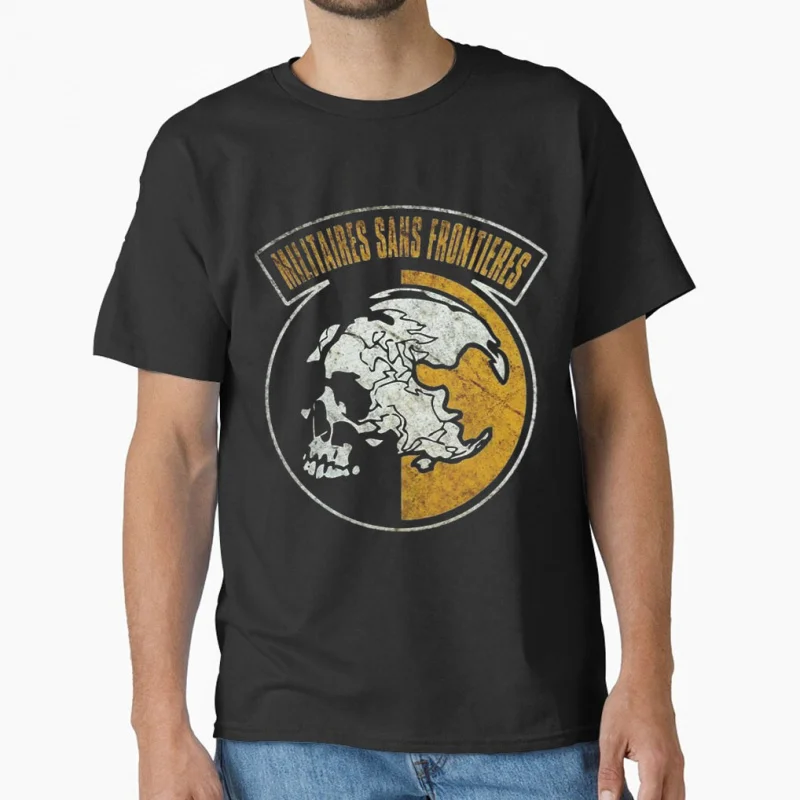 

80s Vintage video game Metal Gear Solid snake cyborg ninja MGS Kojima gift T shirt for men Large size Tops S-6XL