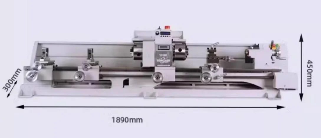 TD1800 Electronic Hanging Wheel Manual Metal Lathe Professional Billiard Cue Repair And Manufacturing Lathe For Sale
