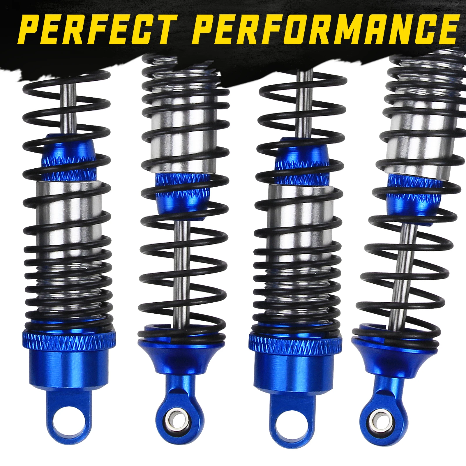 RCAWD 4개 세트 합금 전후방 쇼크 업소버 댐퍼 1/10 레드캣 블랙아웃 SC PRO XTE XBE PRO SCPRO 쇼크 업소버 업그레이드 부품