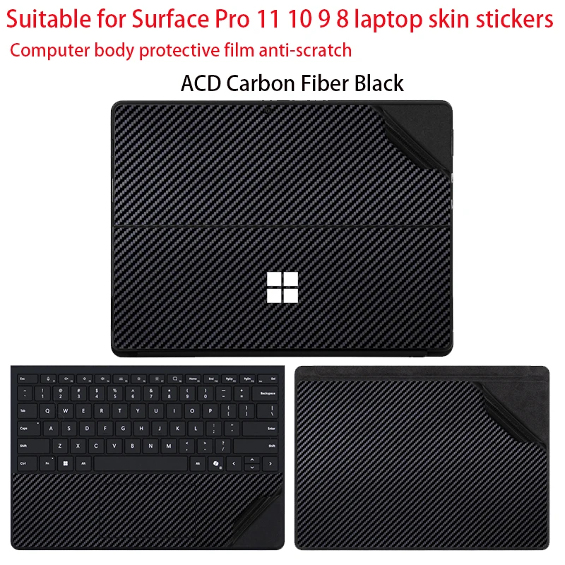 For 12.3/13-inch Microsoft Surface Pro 7 6 5 4 laptop skin sticker Surface Pro X computer body protective film pro 7+ plus