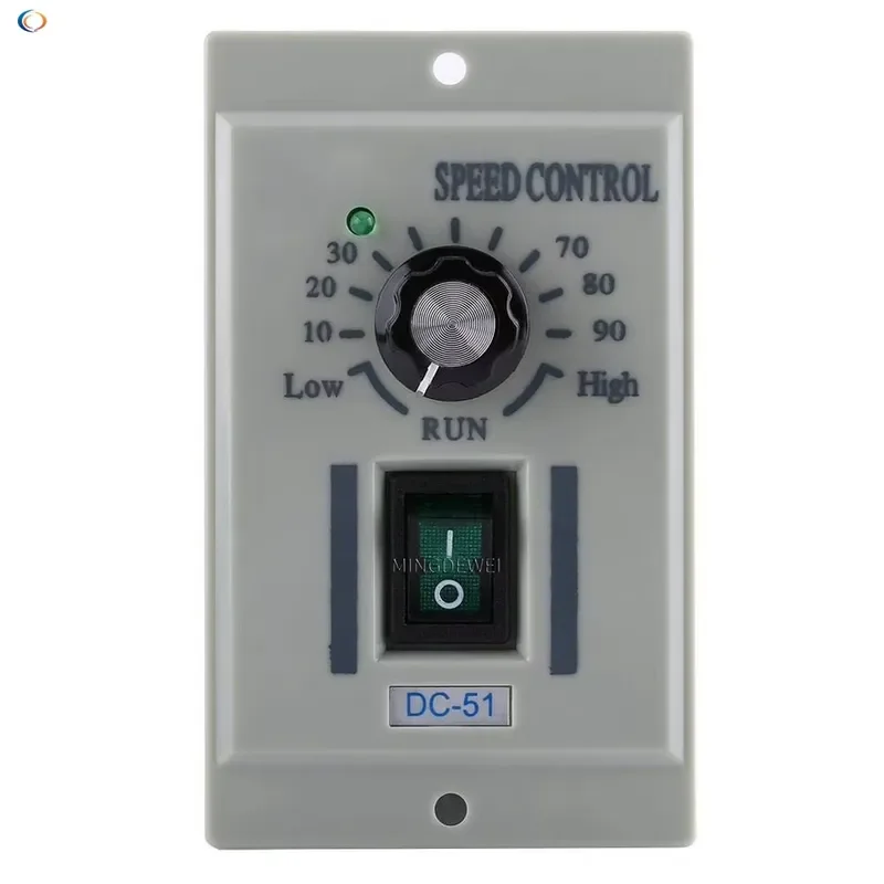 AC 110 V to DC motor speed controller, DC 24V 36V 90v motor below 400 watts variable adjustable speed regulator, knob
