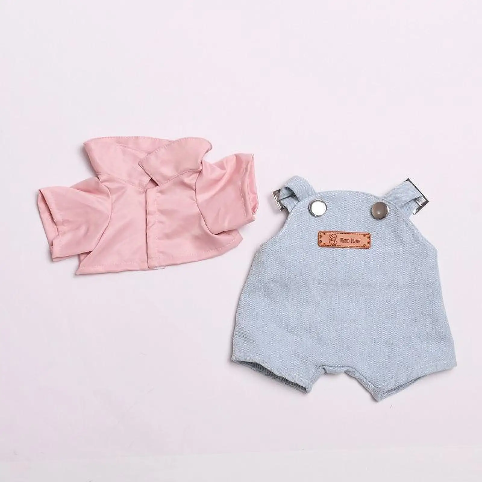 Plush Doll Shirt and Pants Doll Clothes Suit Photo Props Cute Coordination Make Your Own Dolls Costumes for 38cm/14.96inch