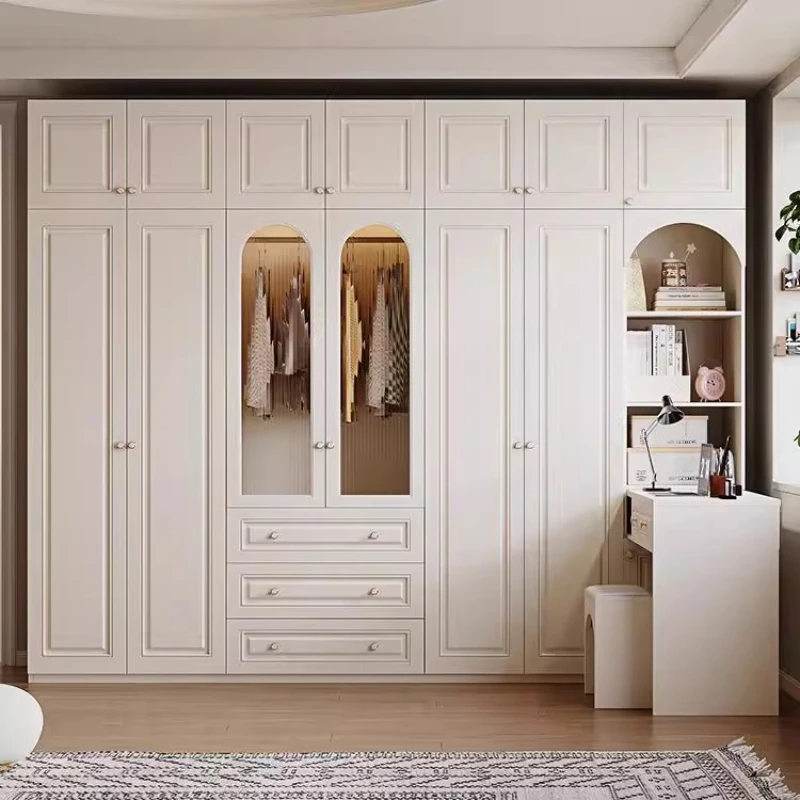 Organizer Wardrobes Locker Comforter Closet Storage Dressing Rooms Double Wardrobe Open Glass Door House Bedroom Furniture