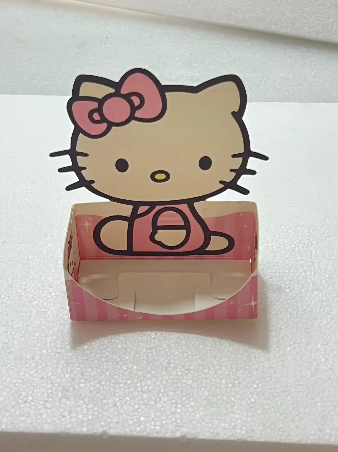 300/600/1200 pcs kitty Waffles Package Box Snack Street Food Paper Disposable Gold Coin Waffles Holder Baking Take Out Boxes