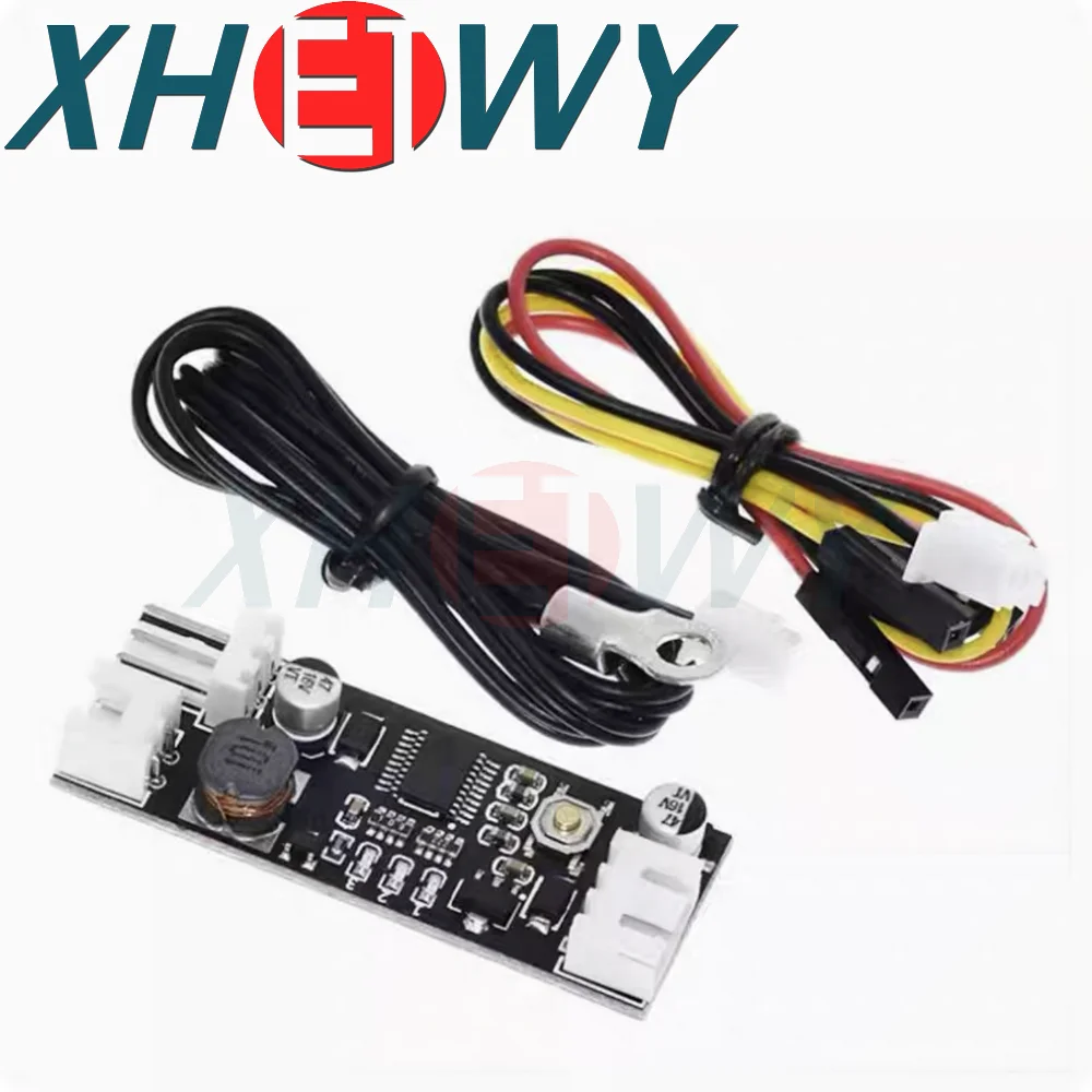 Single 12V 0.8A DC PWM 2-3 Wire Fan Temperature Control Speed Controller Chassis Computer Noise Reduction Module NTC B 50K 3950