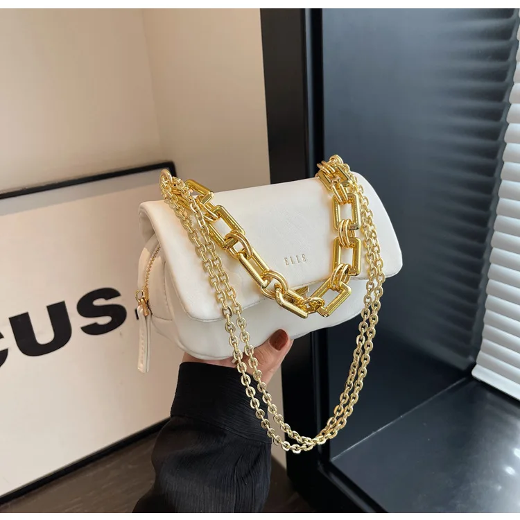 

2025 Autumn/Winter New Korean Women's Small Bag - Trendy Fashion, Versatile Chain, Exquisite Shoulder/Crossbody Handbag