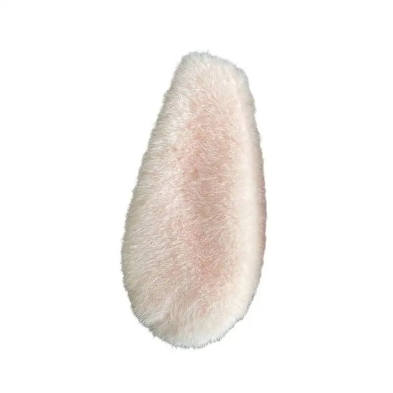 

652F Cartoon Soft Bunnies Ear Headgear Stylish Plush Rabbits Ears Hair Accessory for Youthful Styles and Comfortable