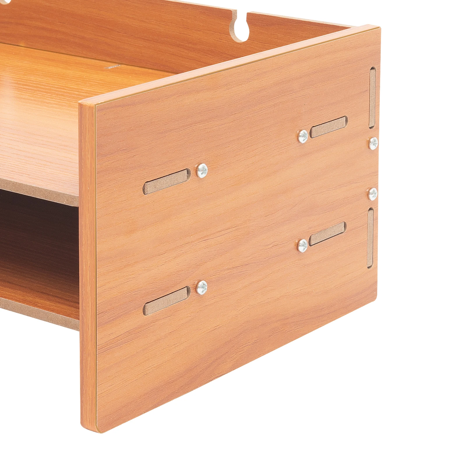 3 Drawers Computer Monitor Stand Office Organizer Computer Rack  Living Room Cabinet Chest of Drawers