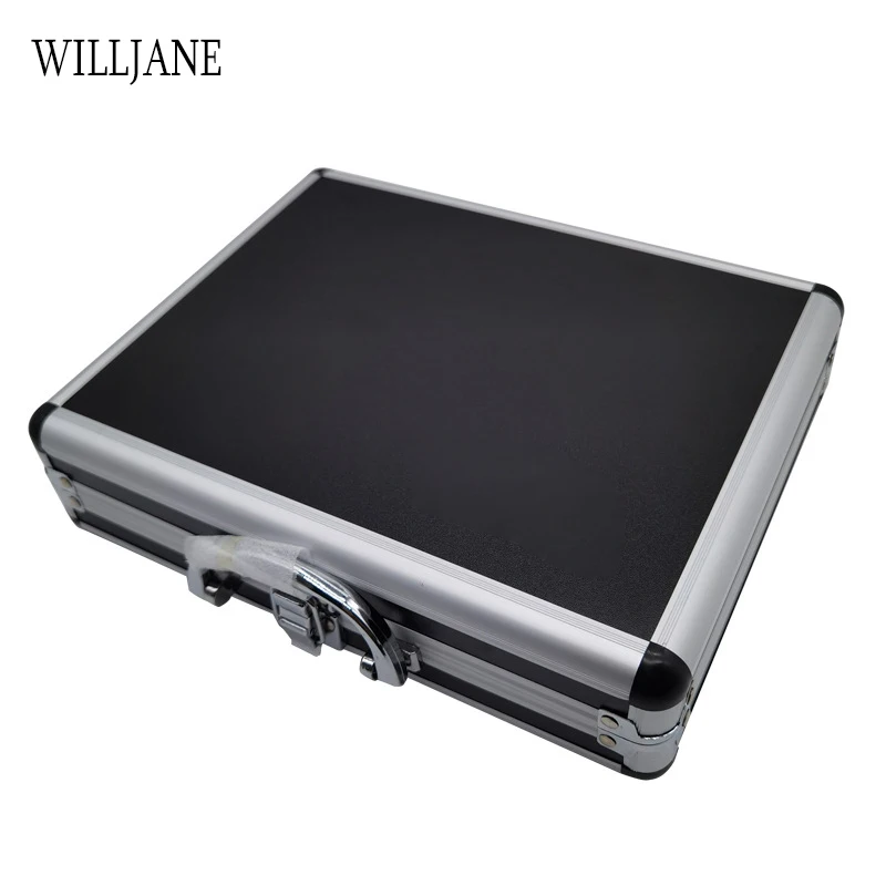 Foam Gem Jars Loosing Diamond Display Tray Metal Handle Pendant Bead Gemstones Storage Box Stone Collection Travel Carrying Case