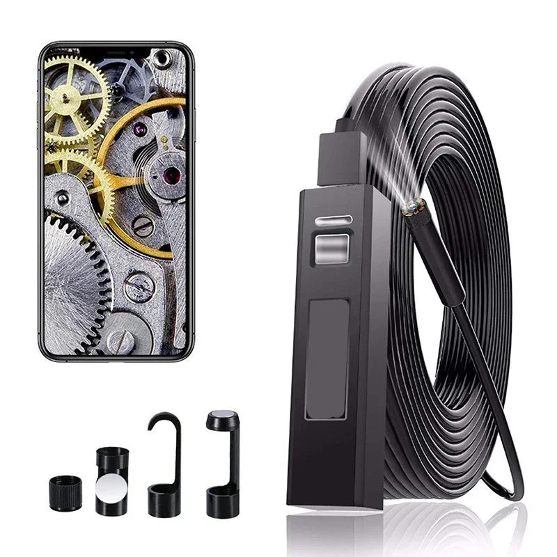 

Wireless Endoscope Camera 2MP Single&Dual Lens WiFi Borescope Car Inspection Camera Waterproof Hard Pipe Camera