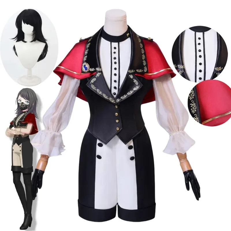 

Умири Яхата Тиморис Косплей от BanG Dream! Ave Mujica Umiri Yahata Timori Костюм Синтетический парик Аниме Костюмы для ролевых игр