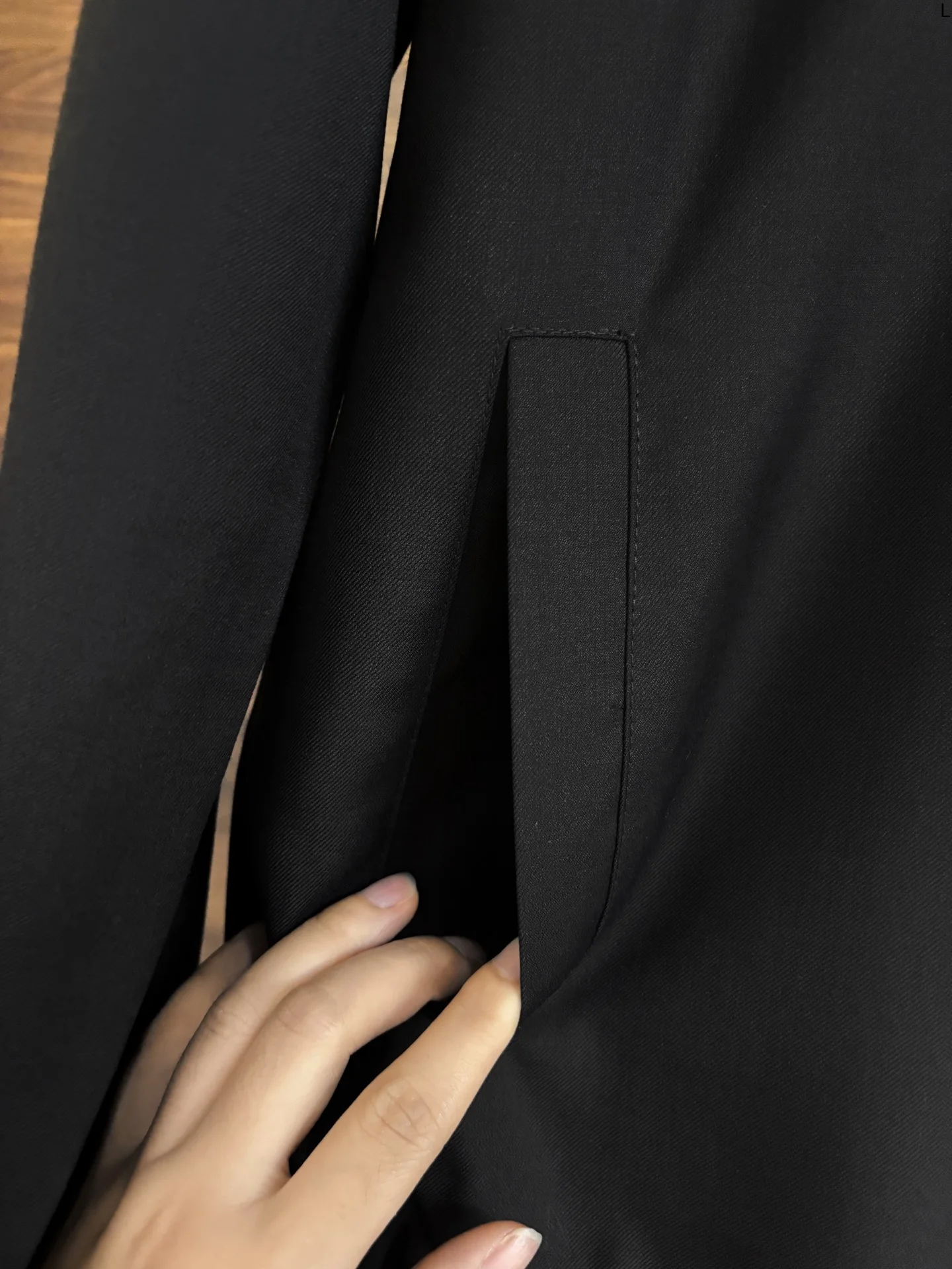 سترة LP 25aw إيطالية ذات ياقة واقفة كاجوال من الصوف الخالص #4