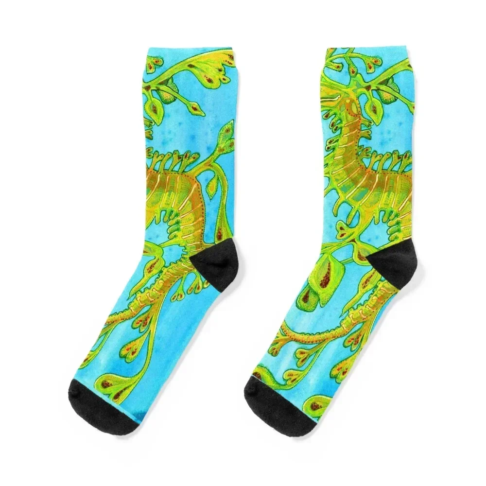 

LEAFY SEA DRAGON Socks sport kawaii bright garter Christmas Boy Child Socks Women's