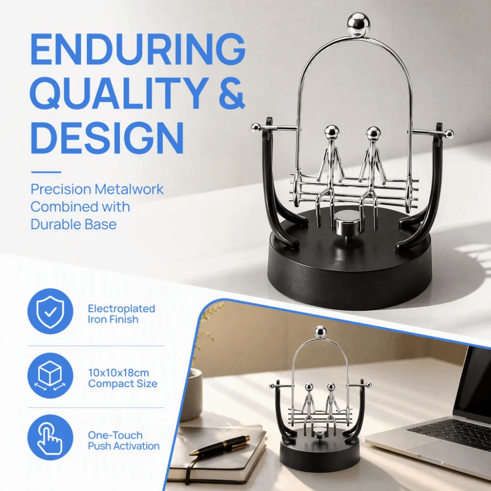 Kinetic Art Decoration Kinetic Art Decoration Perpetual Motion Device Electronic Swing Craft Electronic Swing Craft