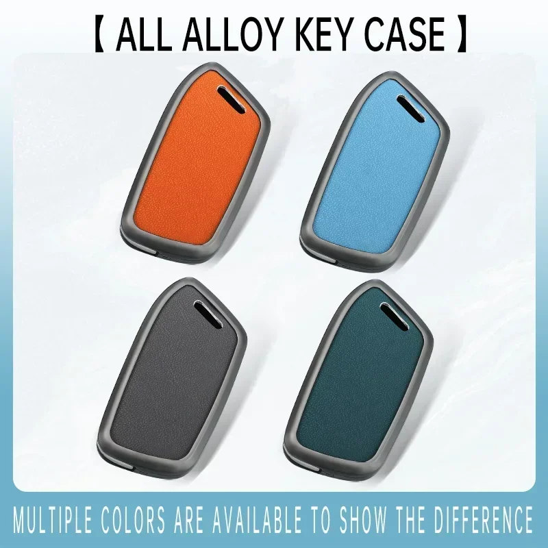 zinc alloy Car Key Case Cover for Baojun 510 730 360 560 RS-5 530 630 for Wuling Hongguang S Auto Holder Shell Accessories