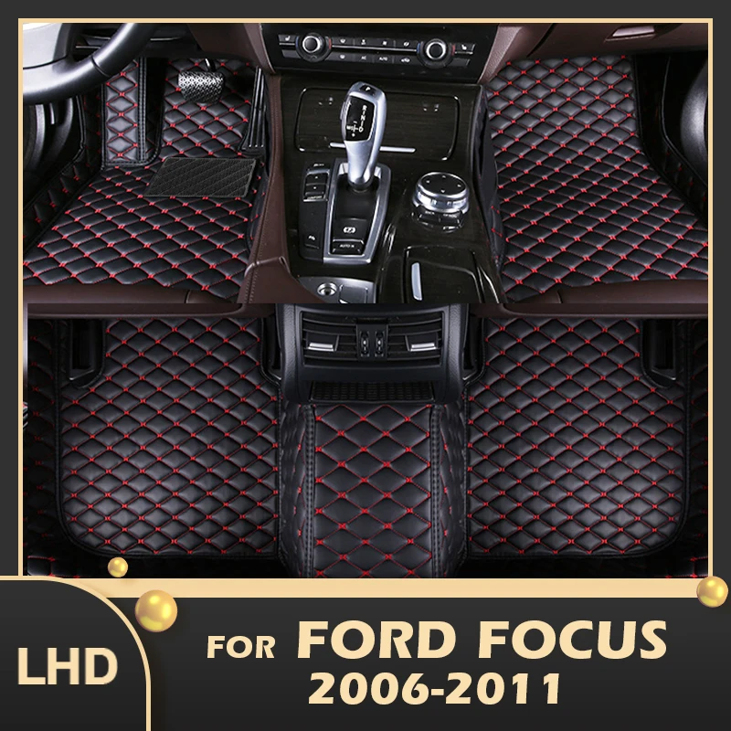 

Car Floor Mats For Ford Focus 2006 2007 2008 2009 2010 2011 Custom Auto Foot Pads Automobile Carpet Cover Interior Accessories