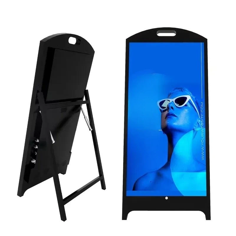 IP65 Waterproof Battery Operated 10-12 Hours Mobile LED Signage for Restaurants Cafe