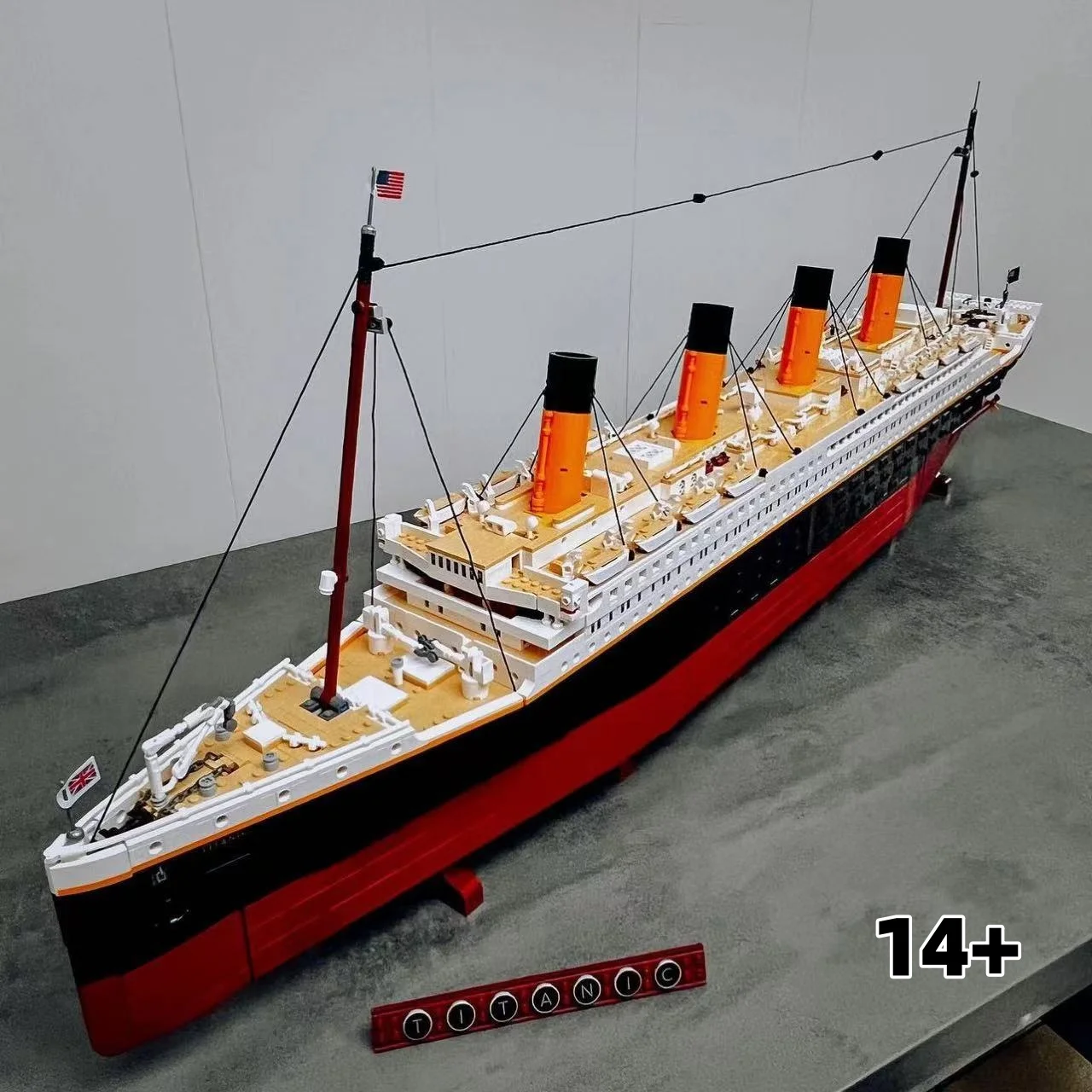 2025-НОВЫЙ-9090-шт-Совместимый-10294-большой-круизный-лодка-корабль-пароход-украшение-рабочего-стола-детский-подарок-«сделай-сам»-для-ребенка