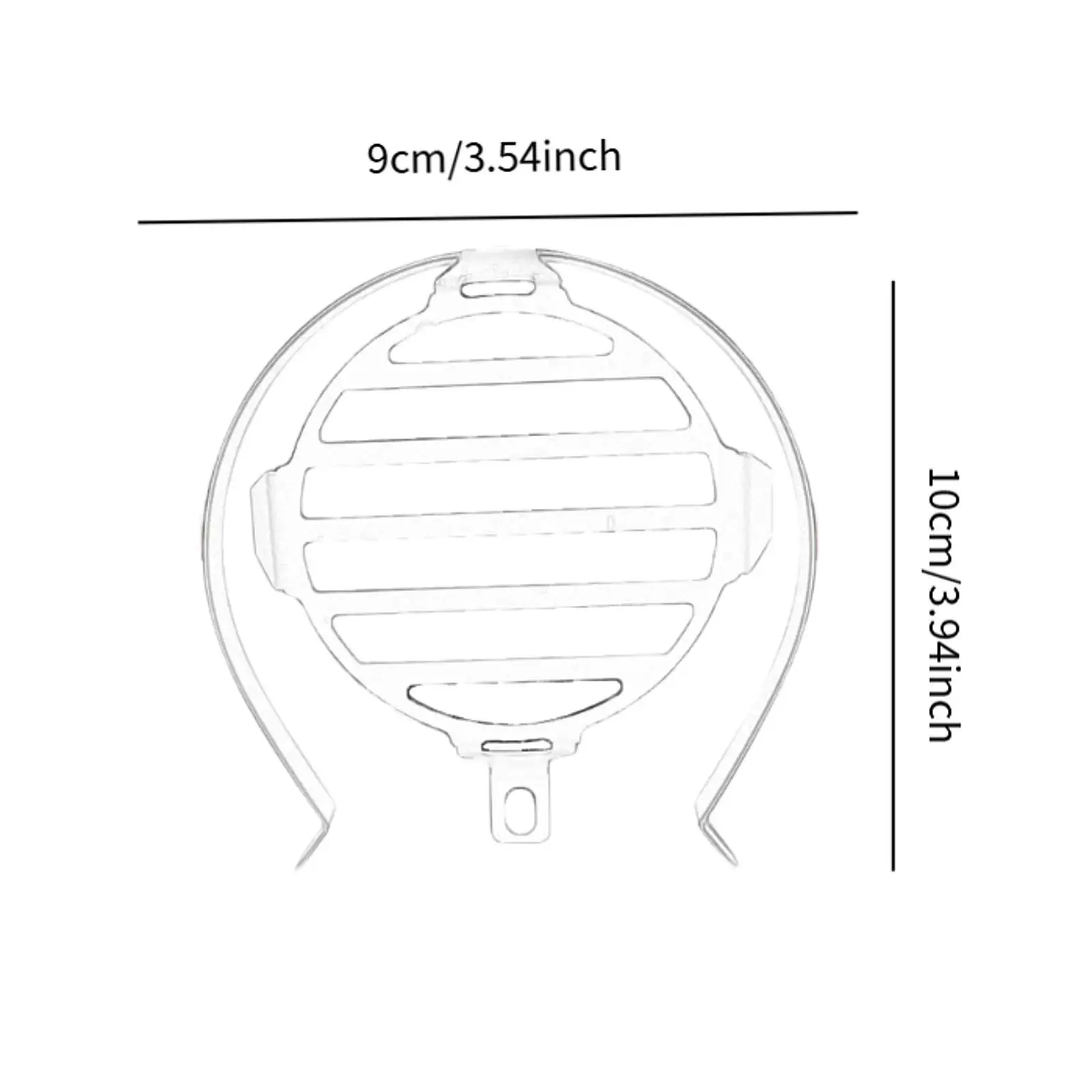 قطعتان من أغطية مصابيح الضباب للدراجات النارية تحل محل قطع الغيار الاحترافية