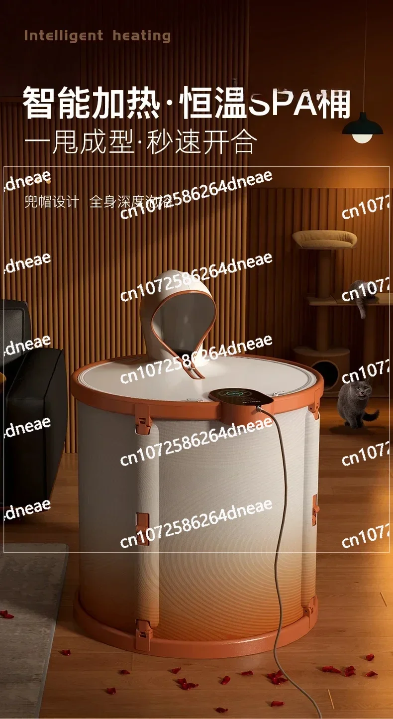 

Heating Bubble Folding Bath Bucket Household Adult Constant Temperature Bath Barrel Bidet Winter Bathtub