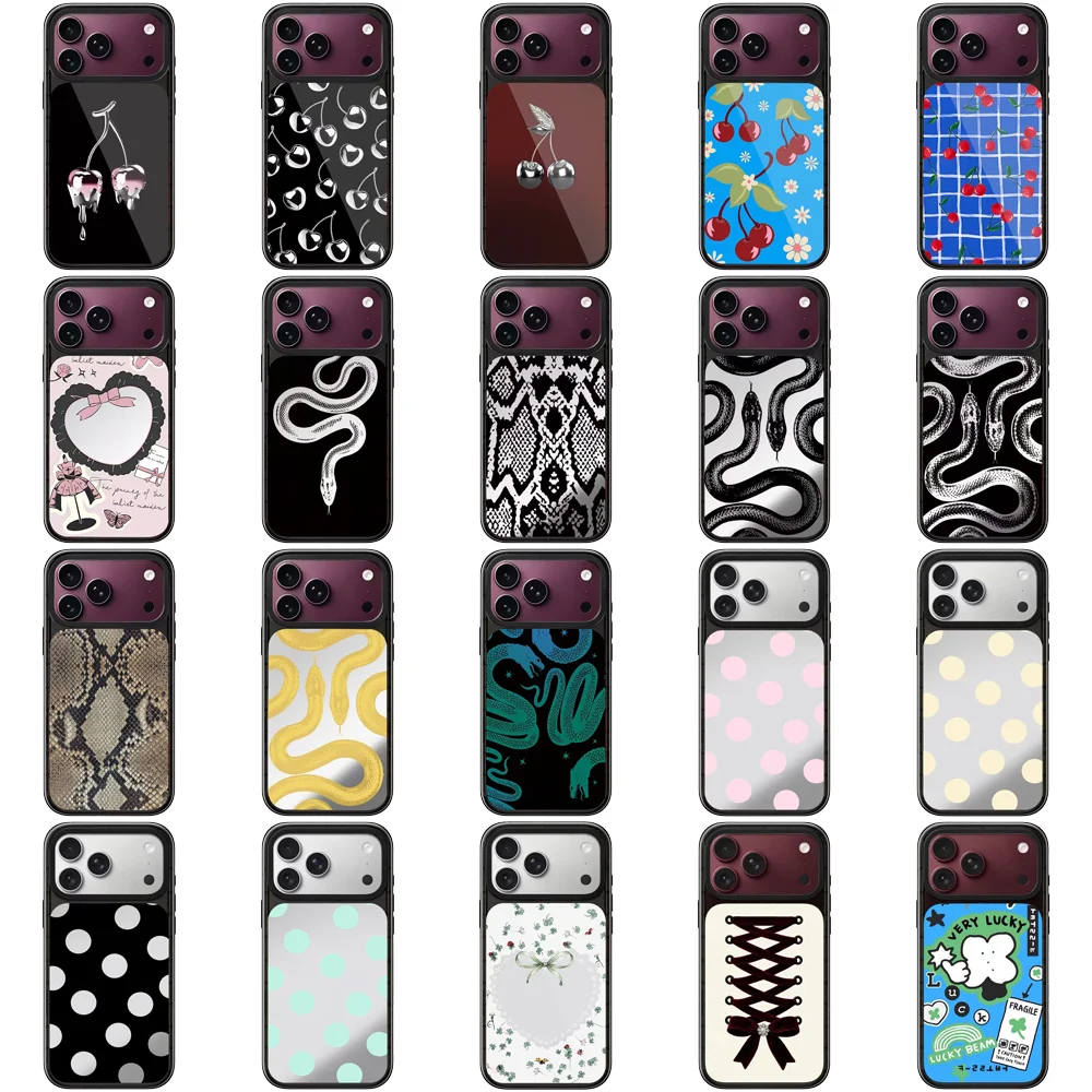 6091695 Impact Case - Mirror / Glaze Magnetic Cover for IPhone 17 18 Pro Max Case for IPhone 17Pro