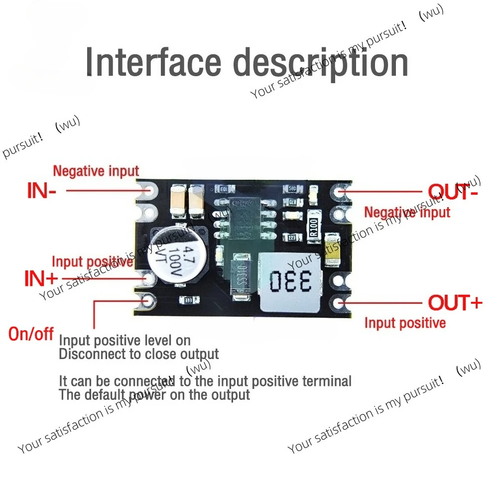 DC Buck Power Supply Module DC 7-100V to DC 5V 9V 12V 24V 2A Adjustable Voltage Buck Converter Module