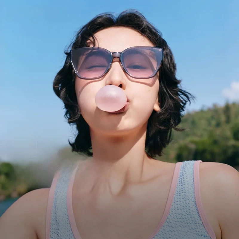 

Banana Le FD426 Large Frame Eye Sunglasses Women Driving Sun Protection UV Protection Sunglasses Resin Lens ex