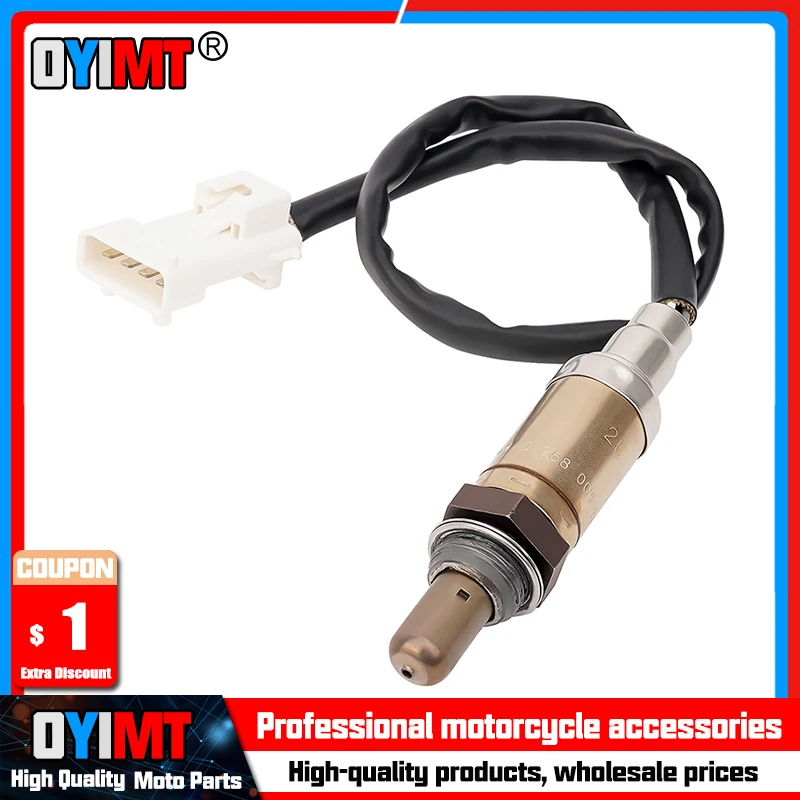 

Motorcycle Air Fuel Ratio Oxygen O2 Sensor For Jialing 600 JH600BJ-A JH600 JH 600 BJ 0258005292 Accessories