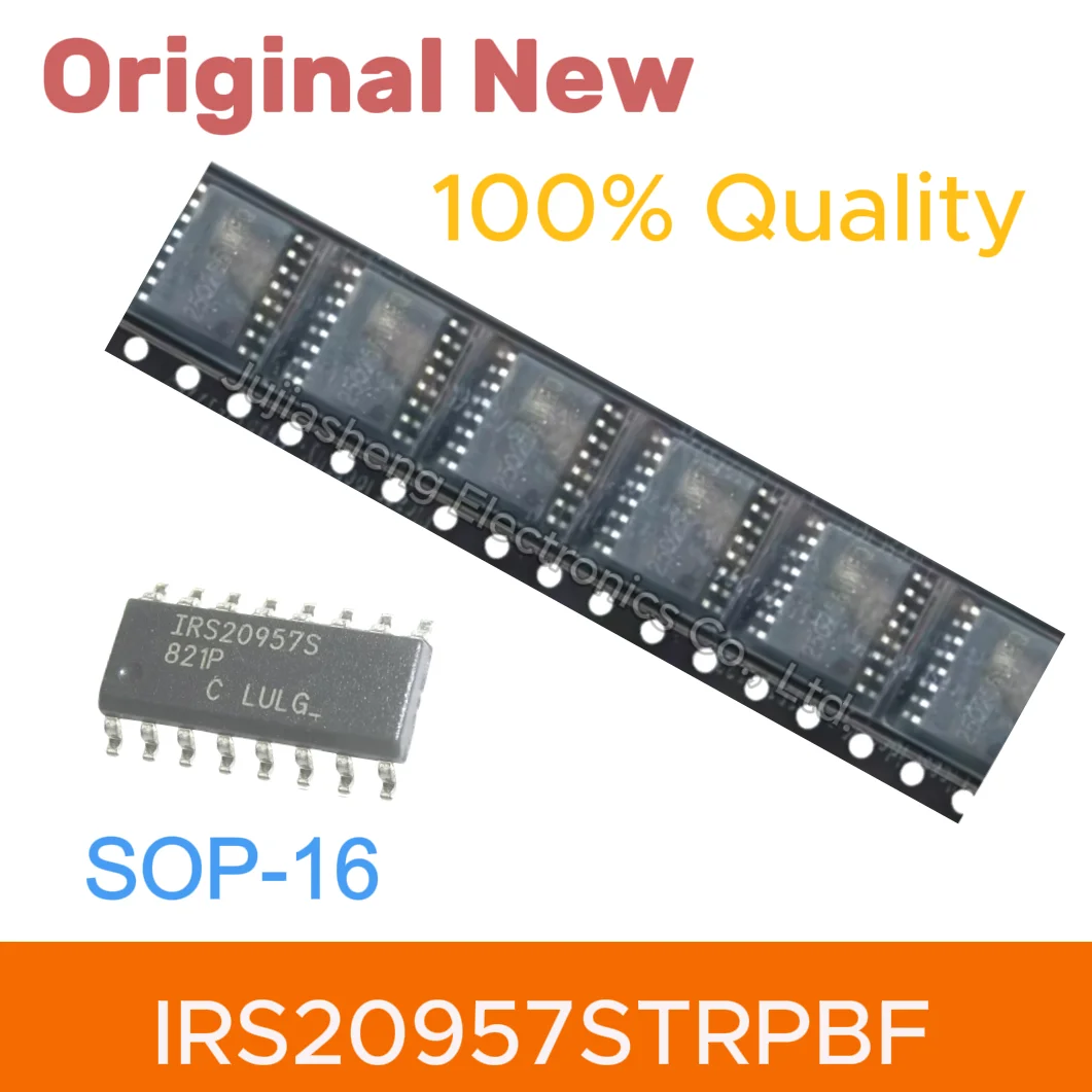 5PCS IRS20957STRPBF  20957  SOP-16 Digital Audio Driver IC Chip Single Channel Audio Amplifier integrated circuit