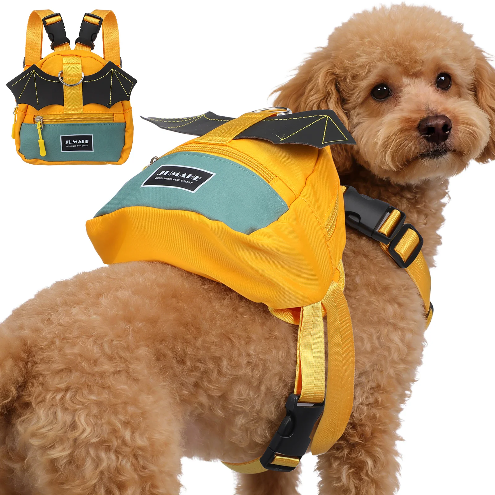 1 قطعة على ظهره الكلب سترة مريحة اليد الشعور الحيوانات الأليفة الناقل الذاتي للاستخدام اليومي تخزين الهاتف المحمول مستلزمات الحيوانات الأليفة المنظم