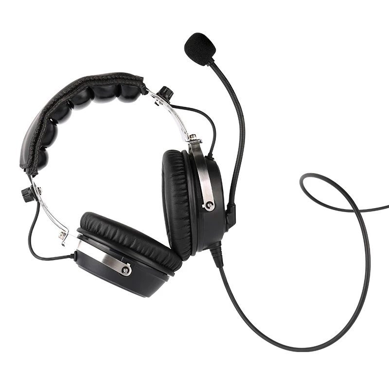 Ultimo modello 2024 Bluetooth Great Aviation Headset riduzione attiva del rumore rispetto all'aria robusta