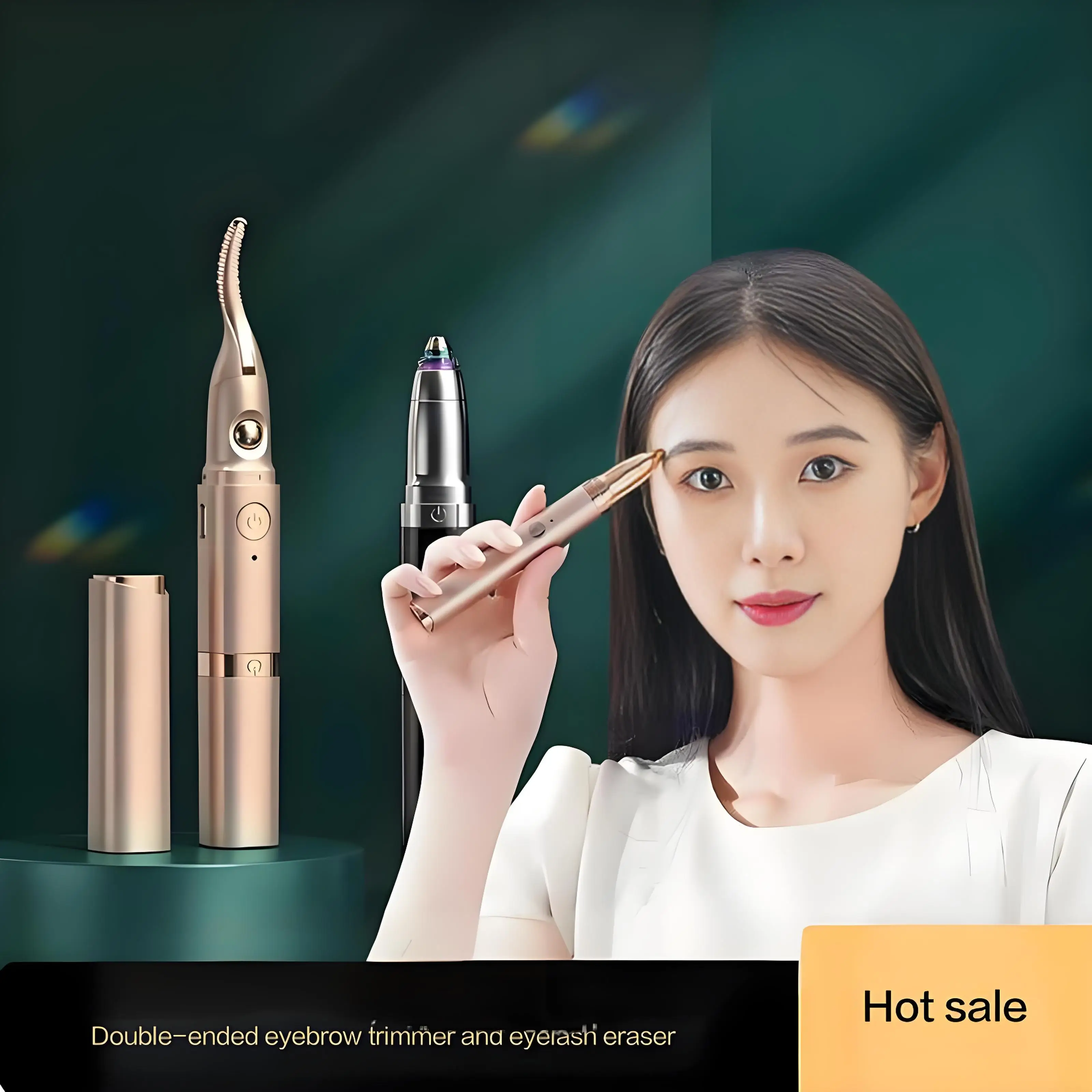 

USB Rechargeable Electric Eyebrow Trimmer Mini Facial Beauty Grooming Tool for Eyebrows Convenient And Easy to Use