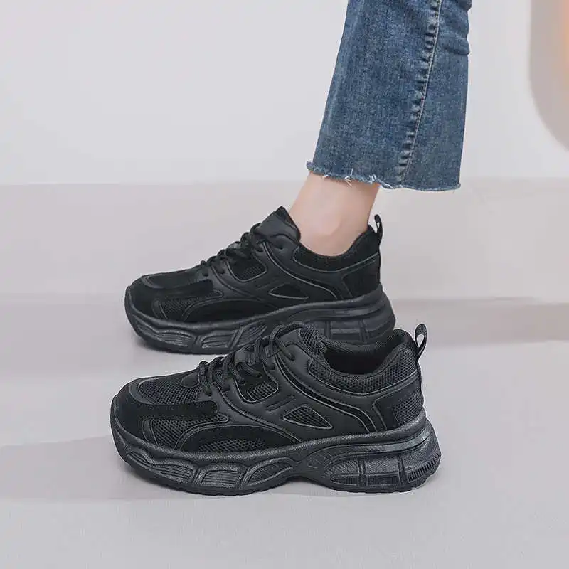 Thick-heeled Net Women's Sports Sneakers Casual Women's Shoes 40 Skates Funky Badkets Shors Small Price Loffers Different