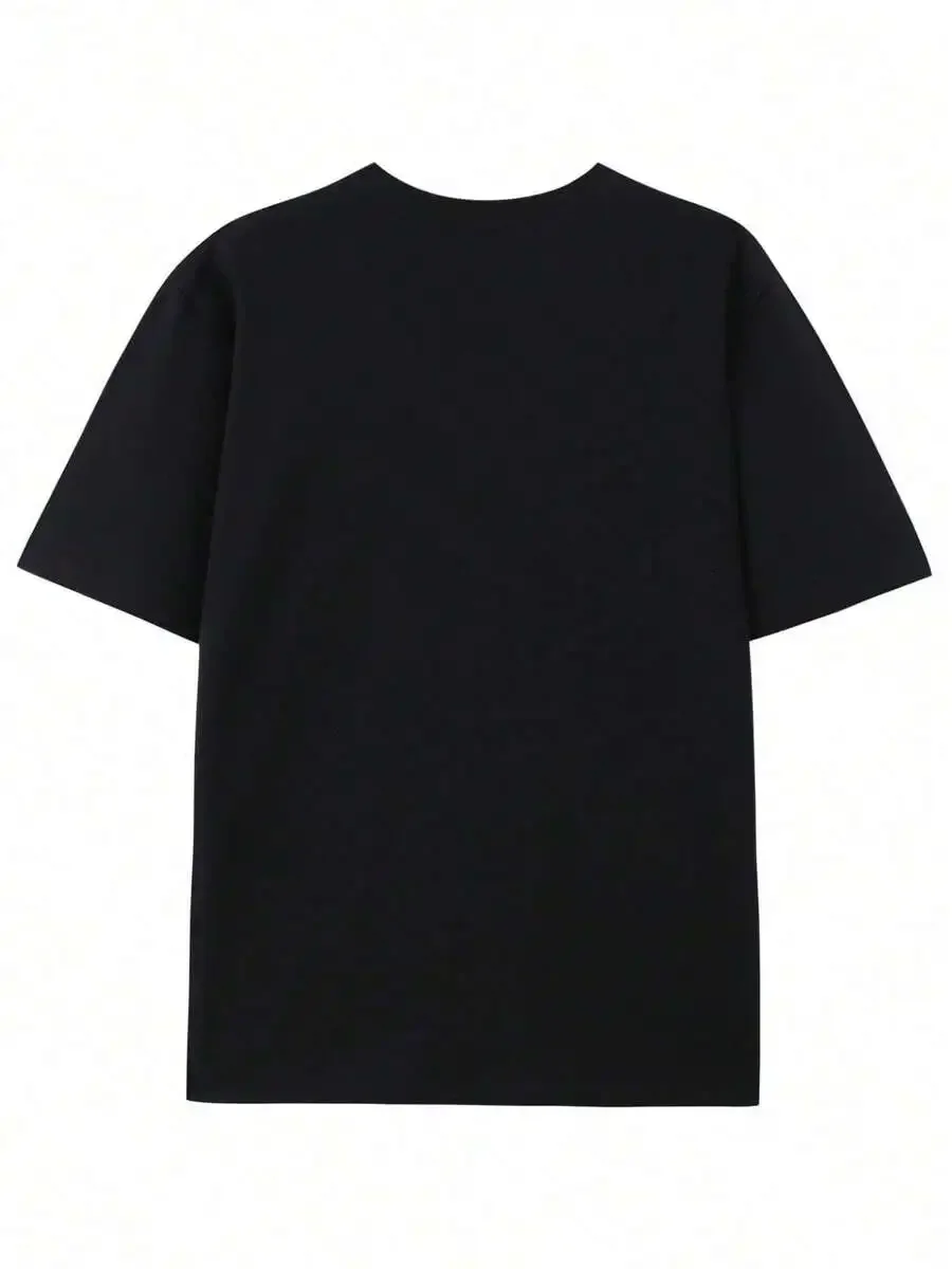 

180g Graphic Print T-Shirt For Vacation Travel Casual Wear