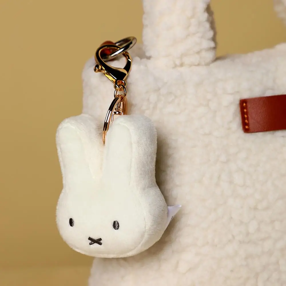 Miffy chaveiros de pelúcia pingentes de alta qualidade estatuetas pingentes de brinquedo kawaii-os melhores presentes de aniversário para meninas pingente de mochila escolar