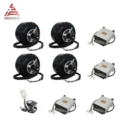 QSMOTOR 4wd 273 12000W V4 96V 146kph Hub Motor With SIAPT96800 Controller Power Train Kits For Electric Car SiAECOSYS