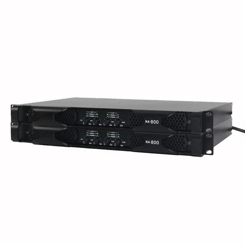 K4-800 Class D Audio 4 Ch annel Digital Karaoke 800 Watts Power Amplifier Professional