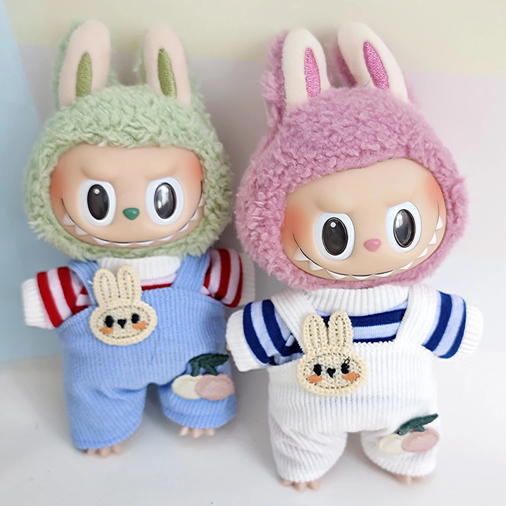 Labubu Doll Clothing Fashion Clothing Hoodies Hoodies Doll Accessories Cute Decoration Small Clothes 17cm